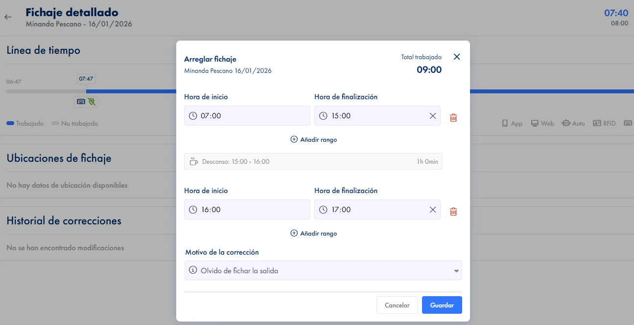 Software de Control horario para tu empresa